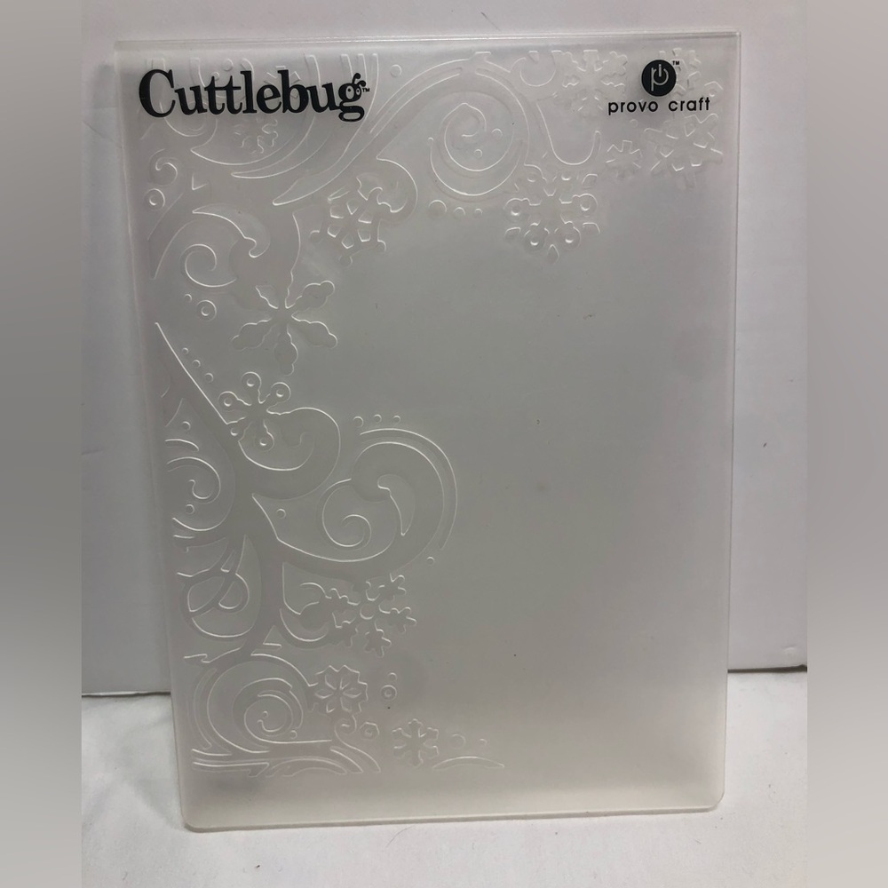 Cuttlebug Winter Bundle Embossing Folder 4” x 6” by Provocraft